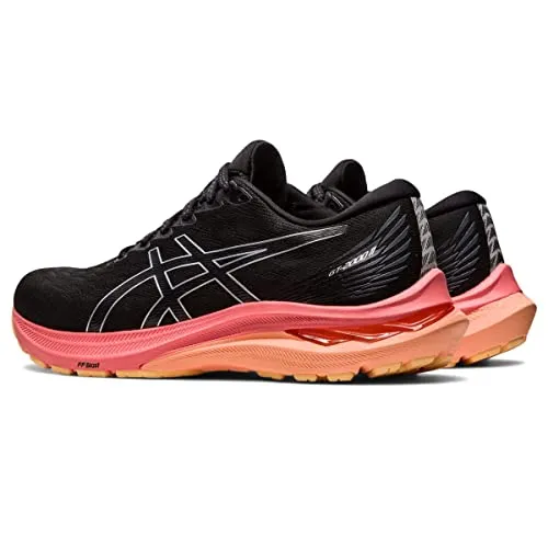 1012B271 ASICS WOMEN'S GT-2000 11 RUNNING SHOES, BLACK/PURE SILVER, SIZE 10 - Like New