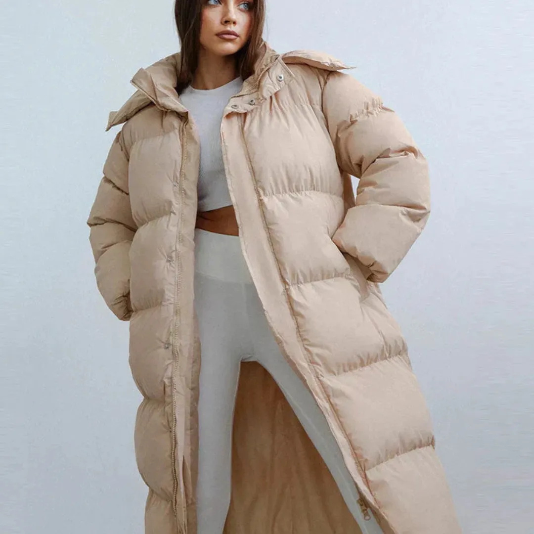 Agatha | Long Quilted Winter Puffa Jacket for Women