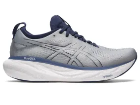 Asics Mens Gel Nimbus 25 Wide- Sheet Rock/Indigo Blue (1011B625-021)
