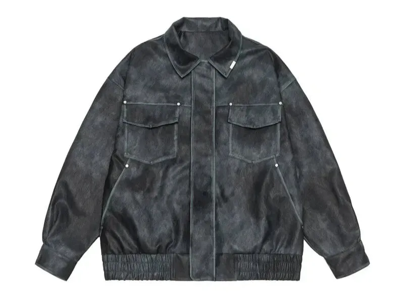 Autumn Vegan Leather Jacket