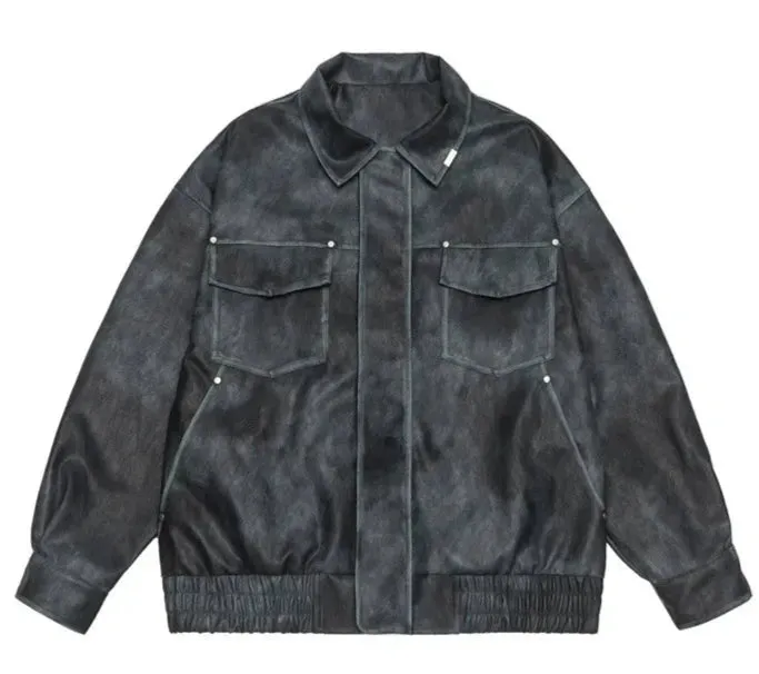 Autumn Vegan Leather Jacket