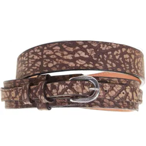 B819 - Genuine Brown Wildebeest Ranger Belt