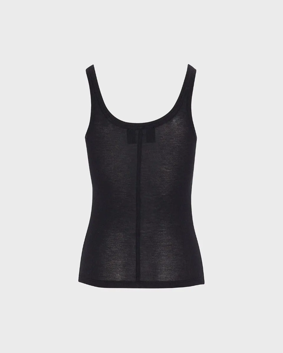 Basic Scoop Tank in Jet Set