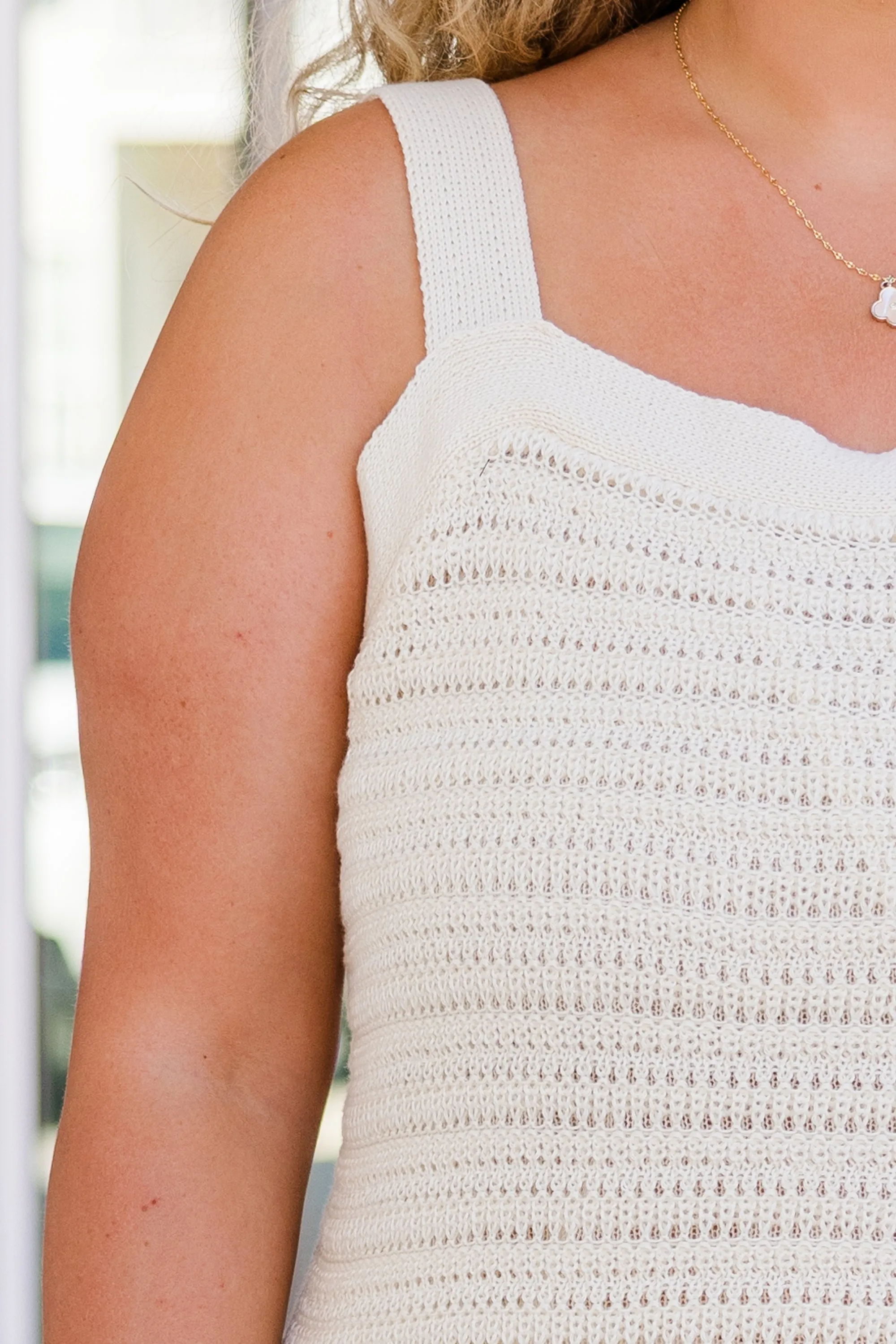 Beachy And Boho Tank, Natural