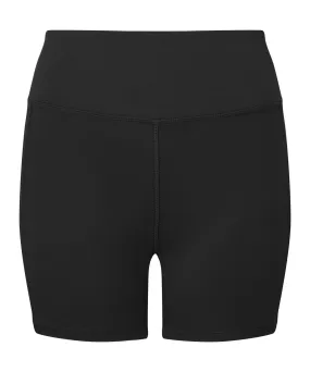 Black - Women’s TriDri® recycled micro shorts