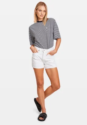 BO TEE BLACK/WHITE STRIPE