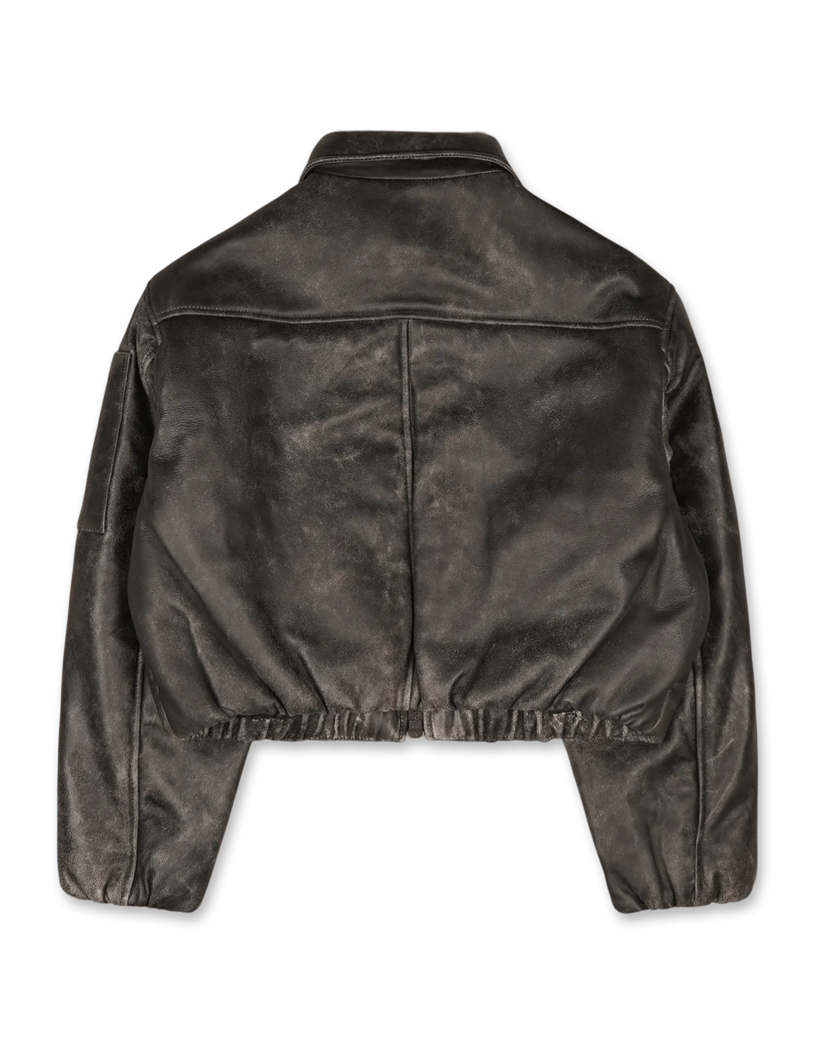 Bold Leather Bomber