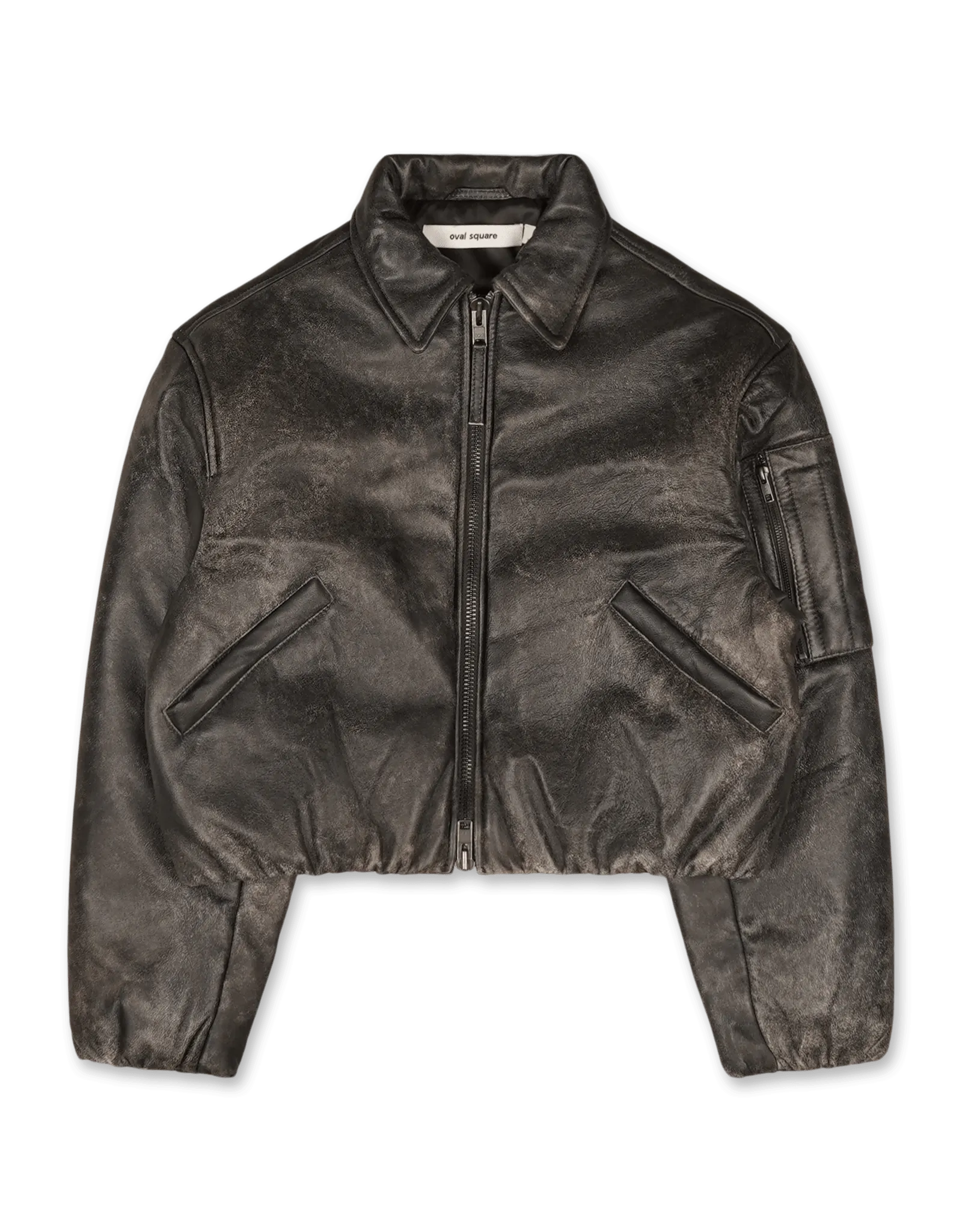 Bold Leather Bomber