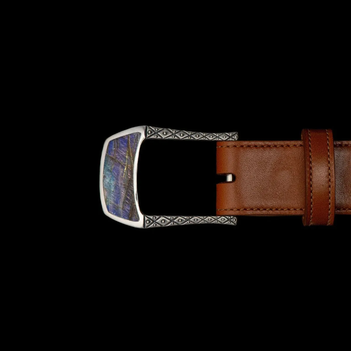 Buckle 3 Labradorite Belt Buckle - BKL3 LAB