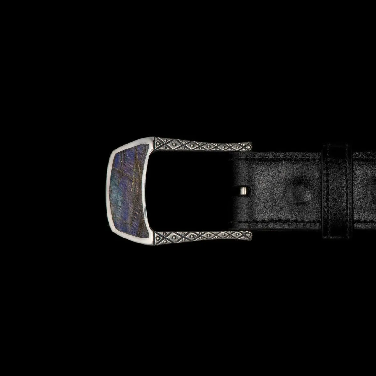 Buckle 3 Labradorite Belt Buckle - BKL3 LAB