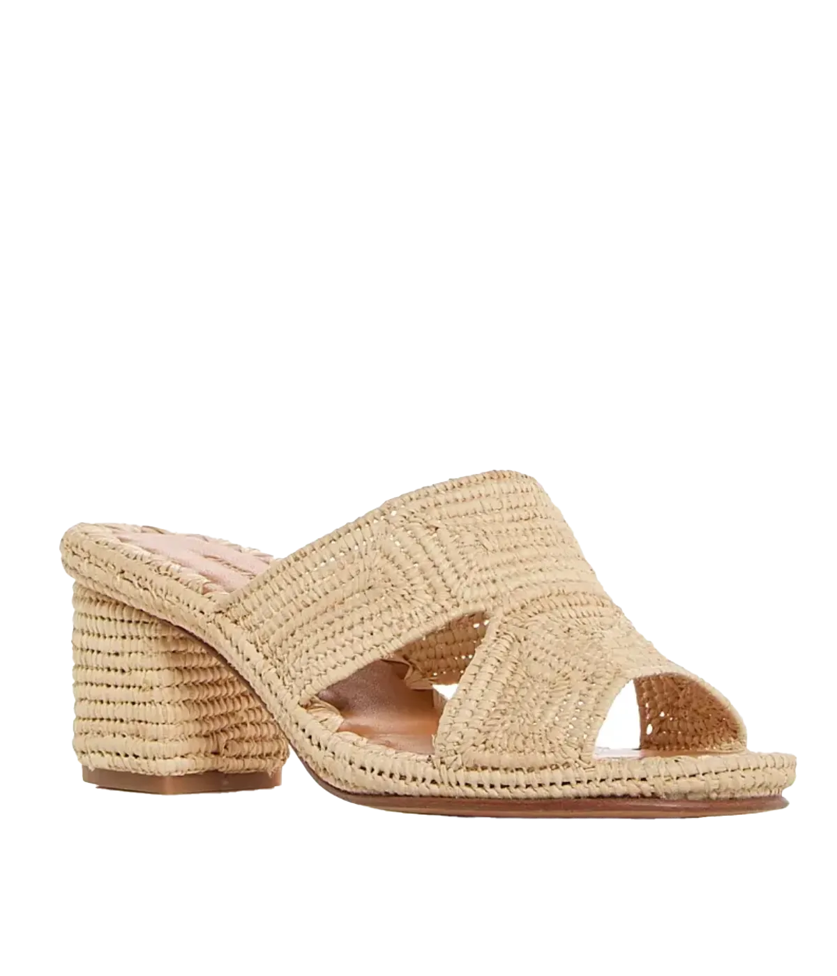 Cara Block Heel in Natural