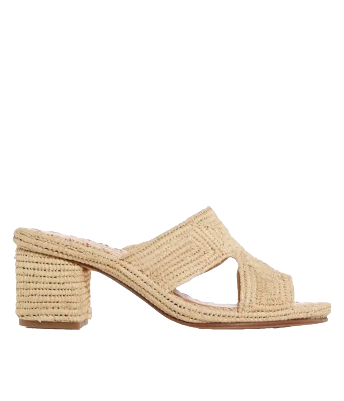 Cara Block Heel in Natural