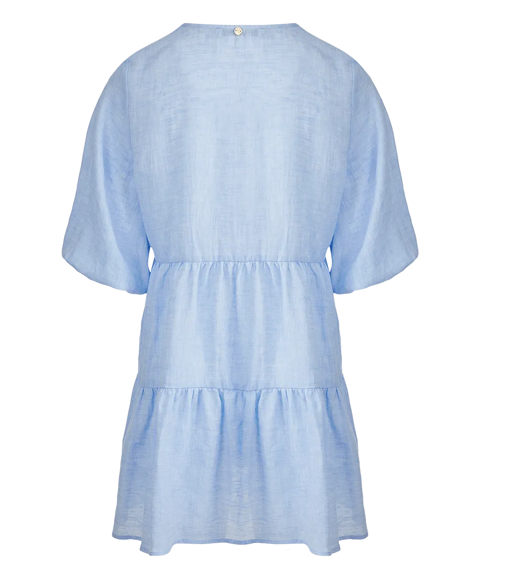 Cassia Linen Mini Dress