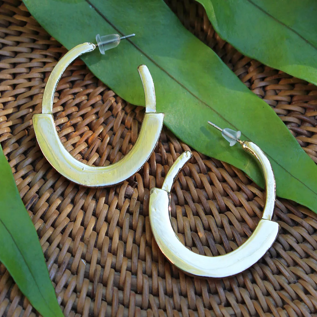 CHUNKY STATEMENT SMALL HOOP EARRINGS