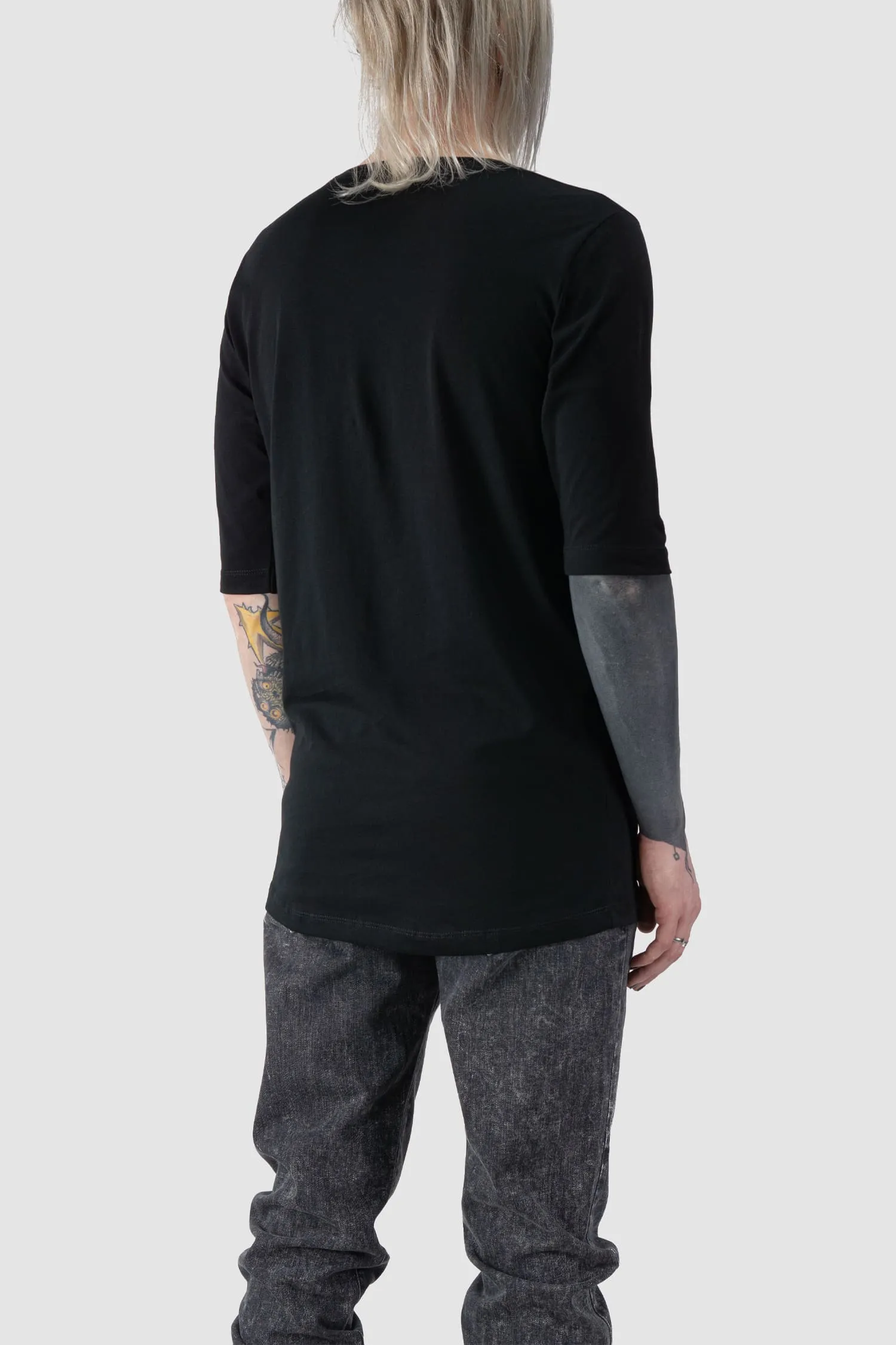 Classic 3/4 Sleeve Cotton Jersey T-Shirt