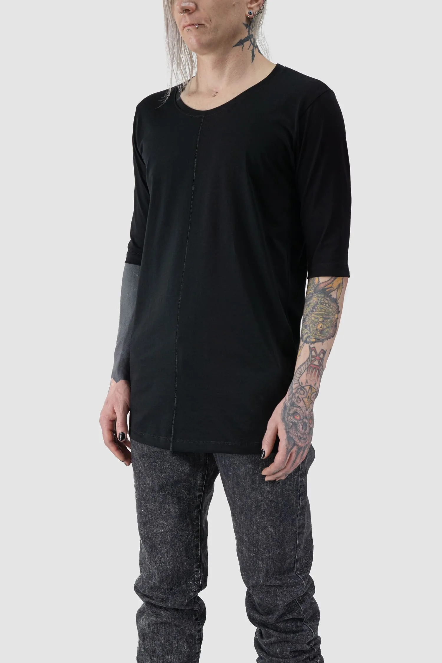 Classic 3/4 Sleeve Cotton Jersey T-Shirt