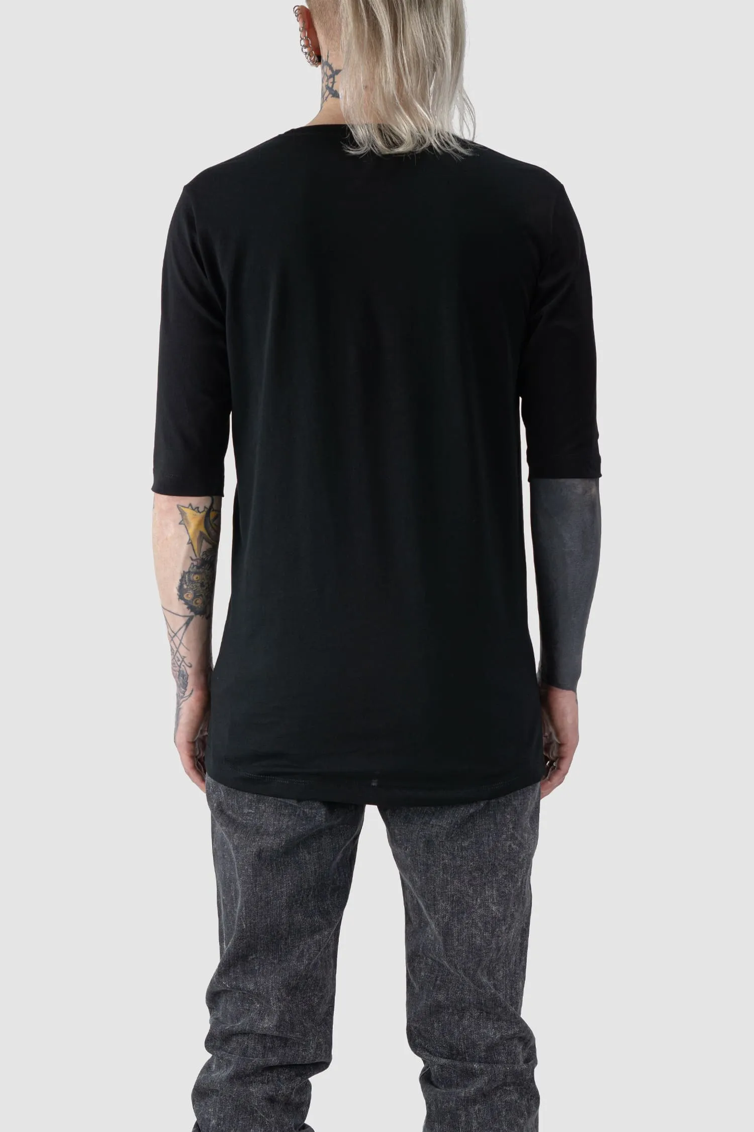Classic 3/4 Sleeve Cotton Jersey T-Shirt