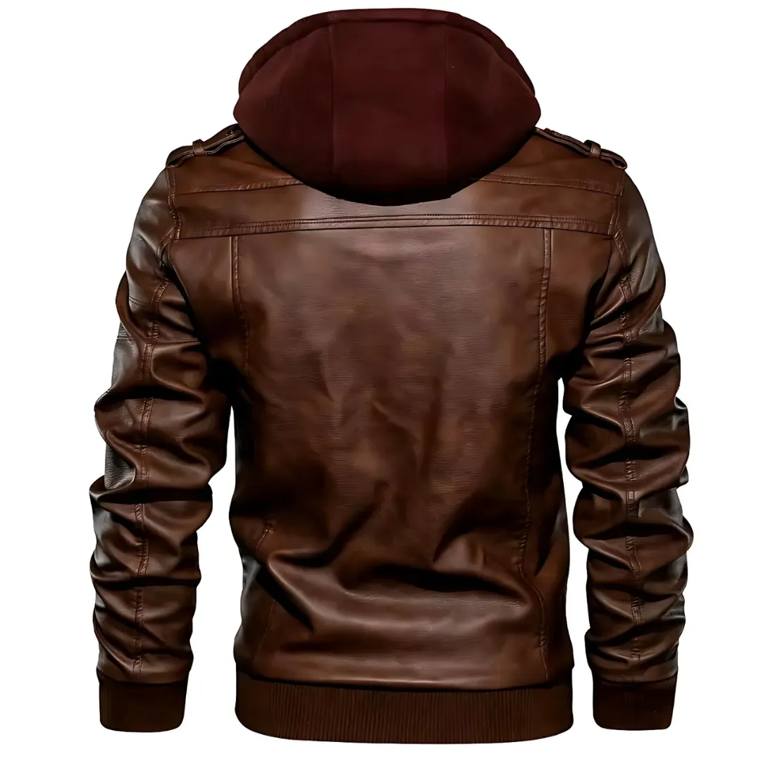 Dave | Leather Winter Jacket