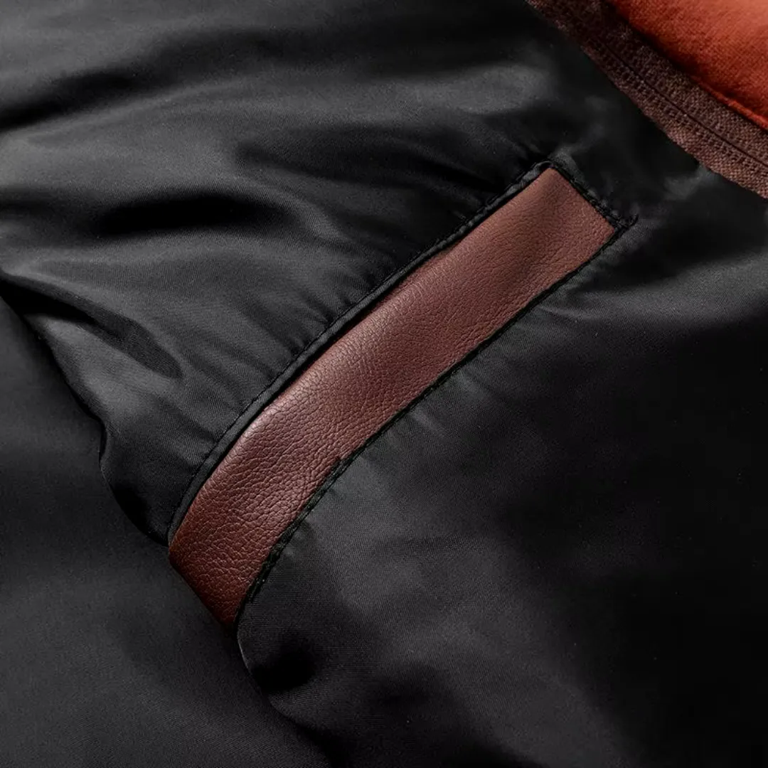 Dave | Leather Winter Jacket