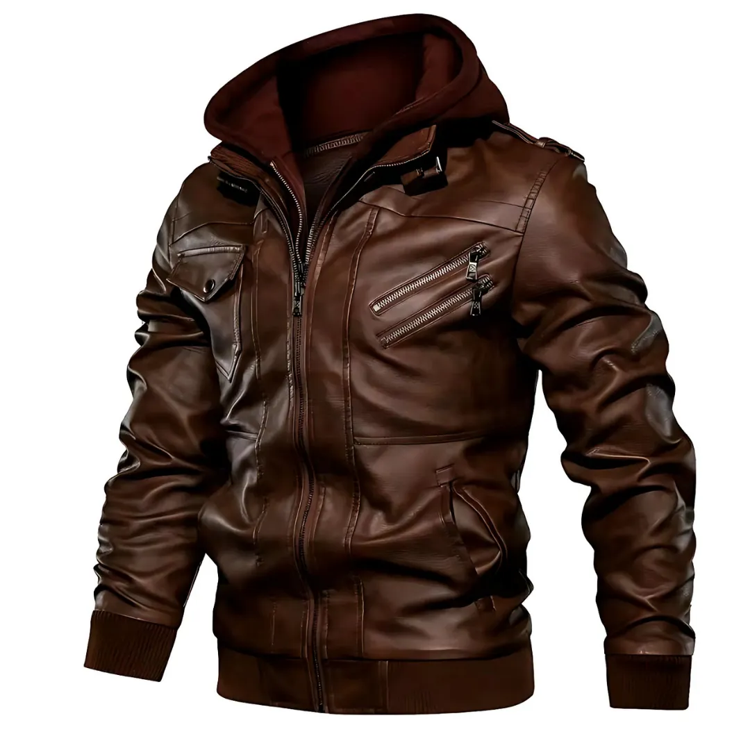 Dave | Leather Winter Jacket