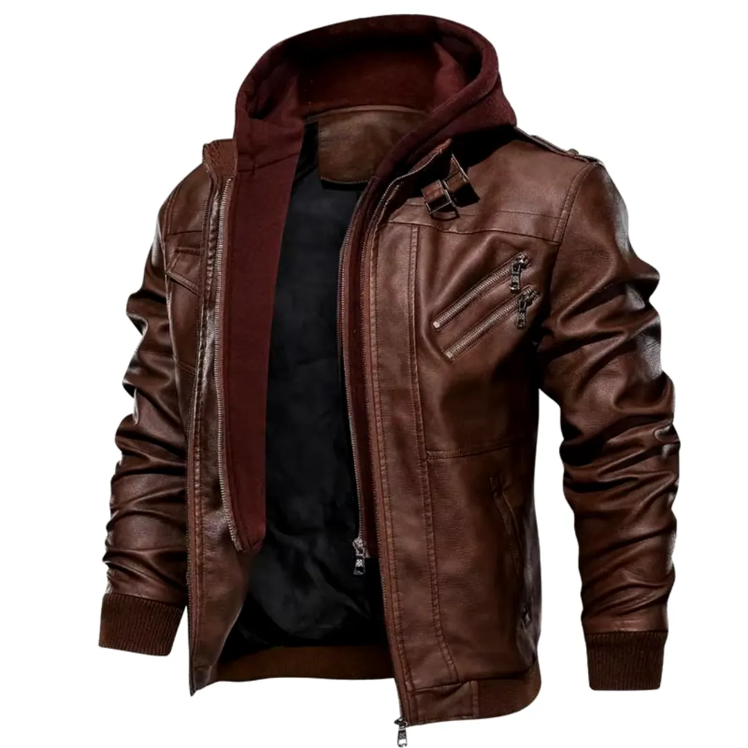 Dave | Leather Winter Jacket