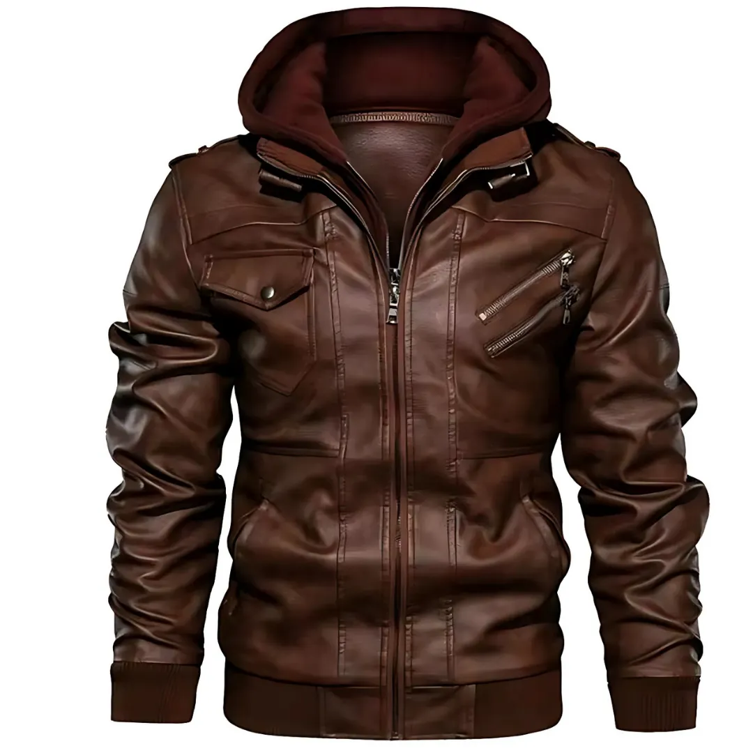 Dave | Leather Winter Jacket