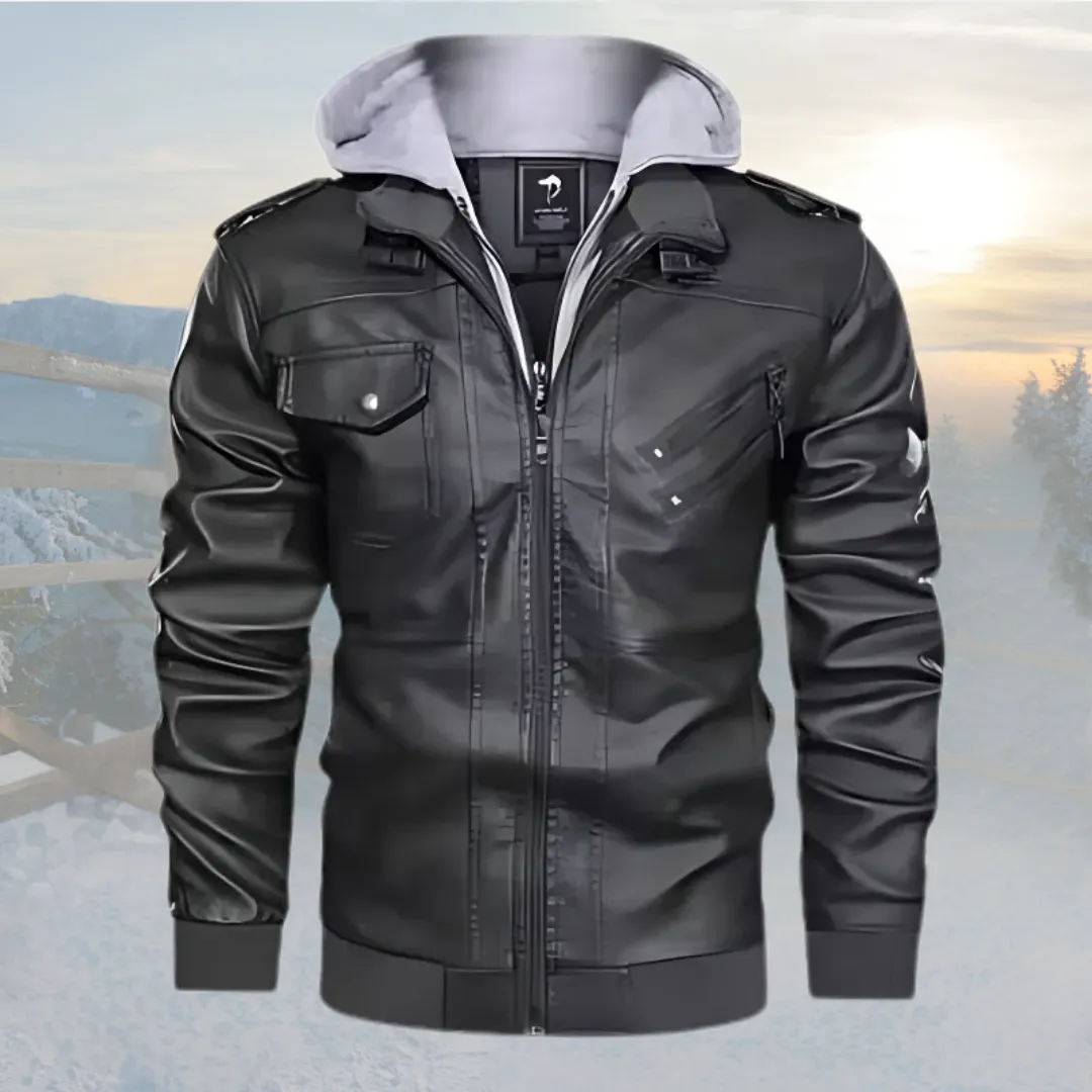Dave | Leather Winter Jacket