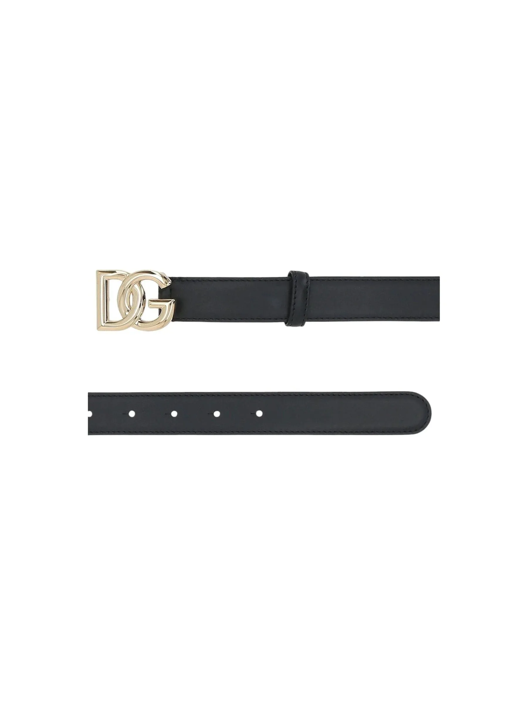 DG Logo Leather Belt