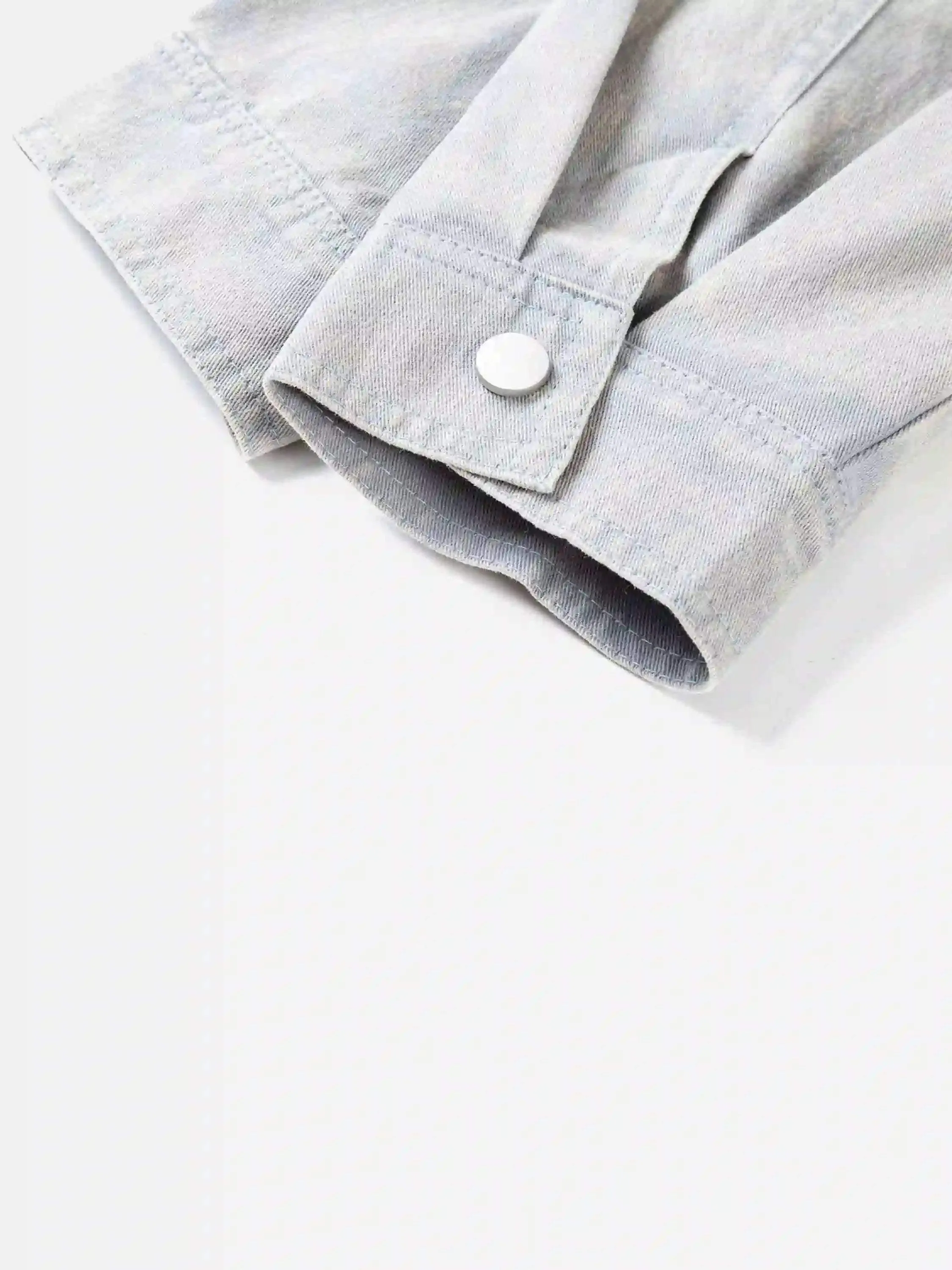 Disguisen American Street Style Washed Faded Short Jacket