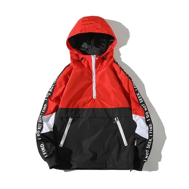Fashion Tracksuit Coat Men Hip Hop Streetwear
