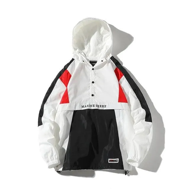 Fashion Tracksuit Coat Men Hip Hop Streetwear