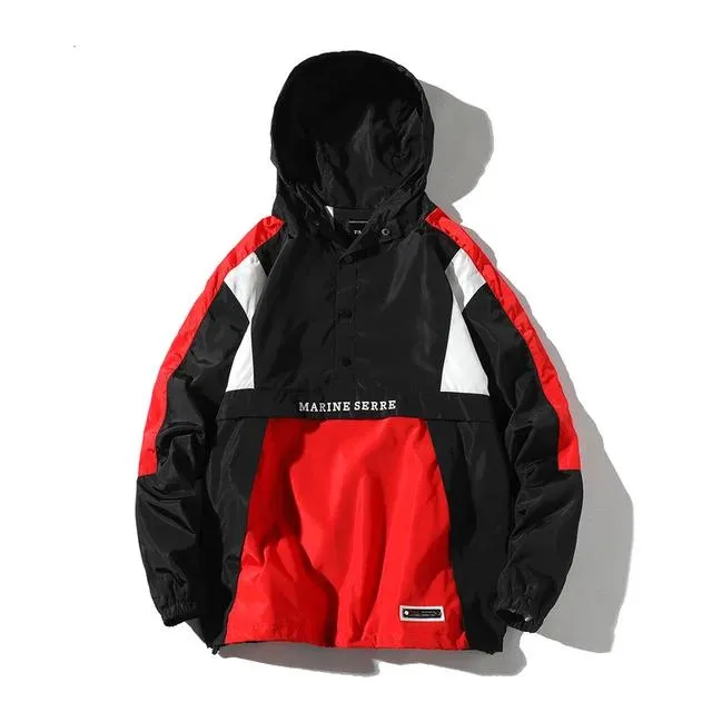 Fashion Tracksuit Coat Men Hip Hop Streetwear