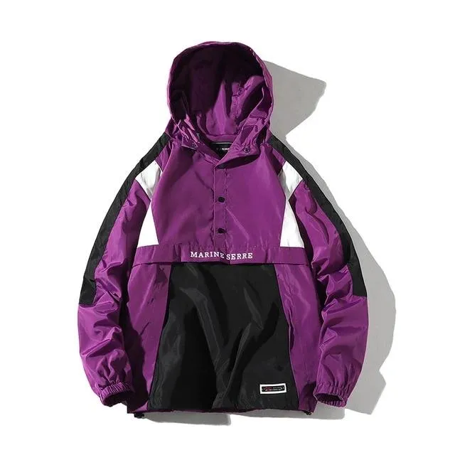 Fashion Tracksuit Coat Men Hip Hop Streetwear