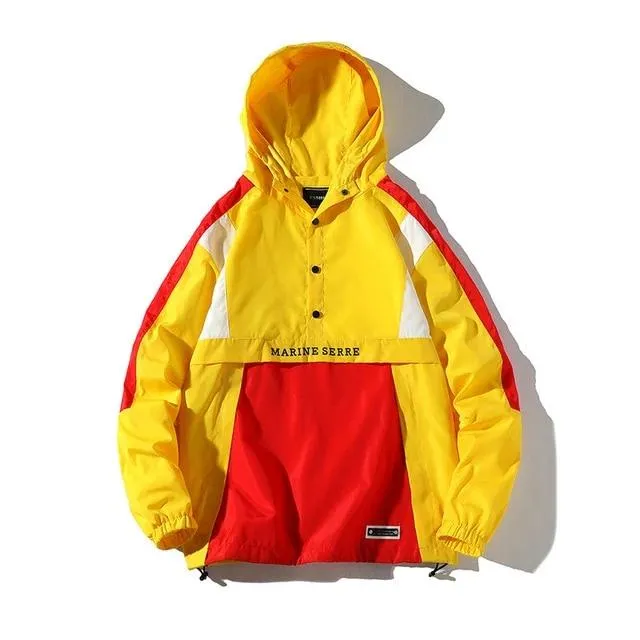 Fashion Tracksuit Coat Men Hip Hop Streetwear
