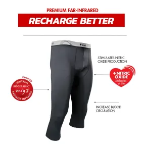Invel® Active Shorts Recovery - Knee-Length - Men with Bioceramic MIG3® Far-Infrared Technology