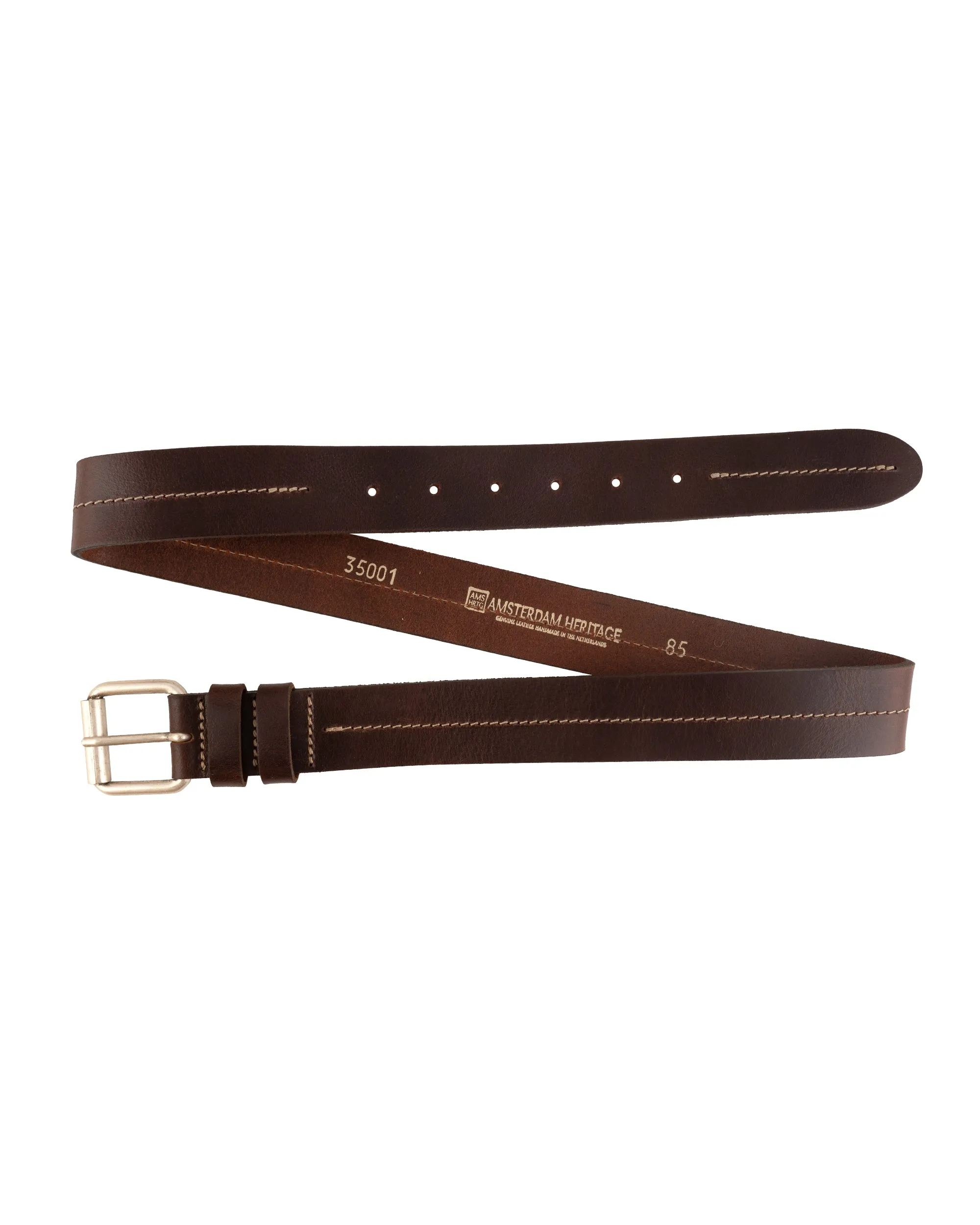 Lars | Center Stitch Leather Belt