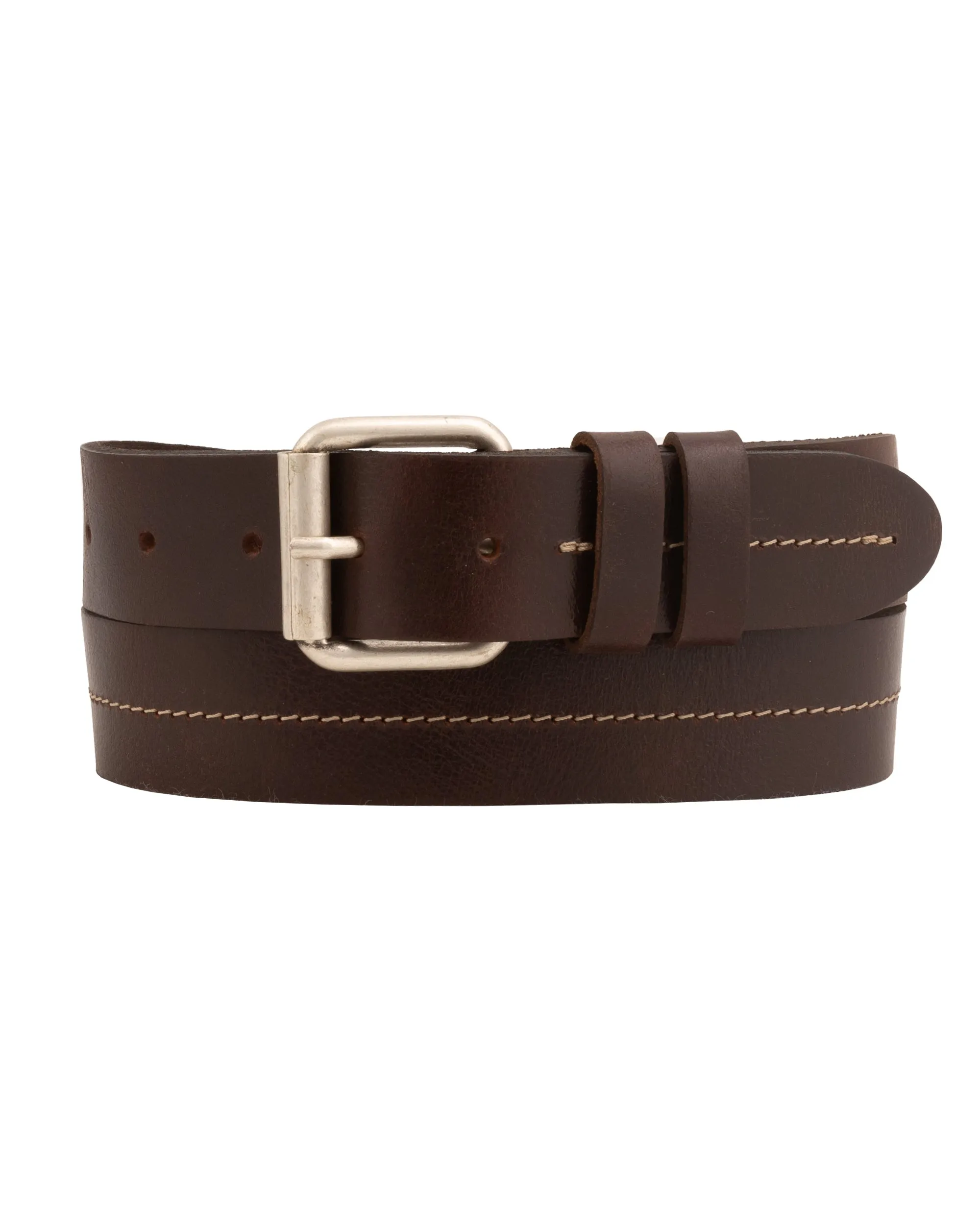 Lars | Center Stitch Leather Belt