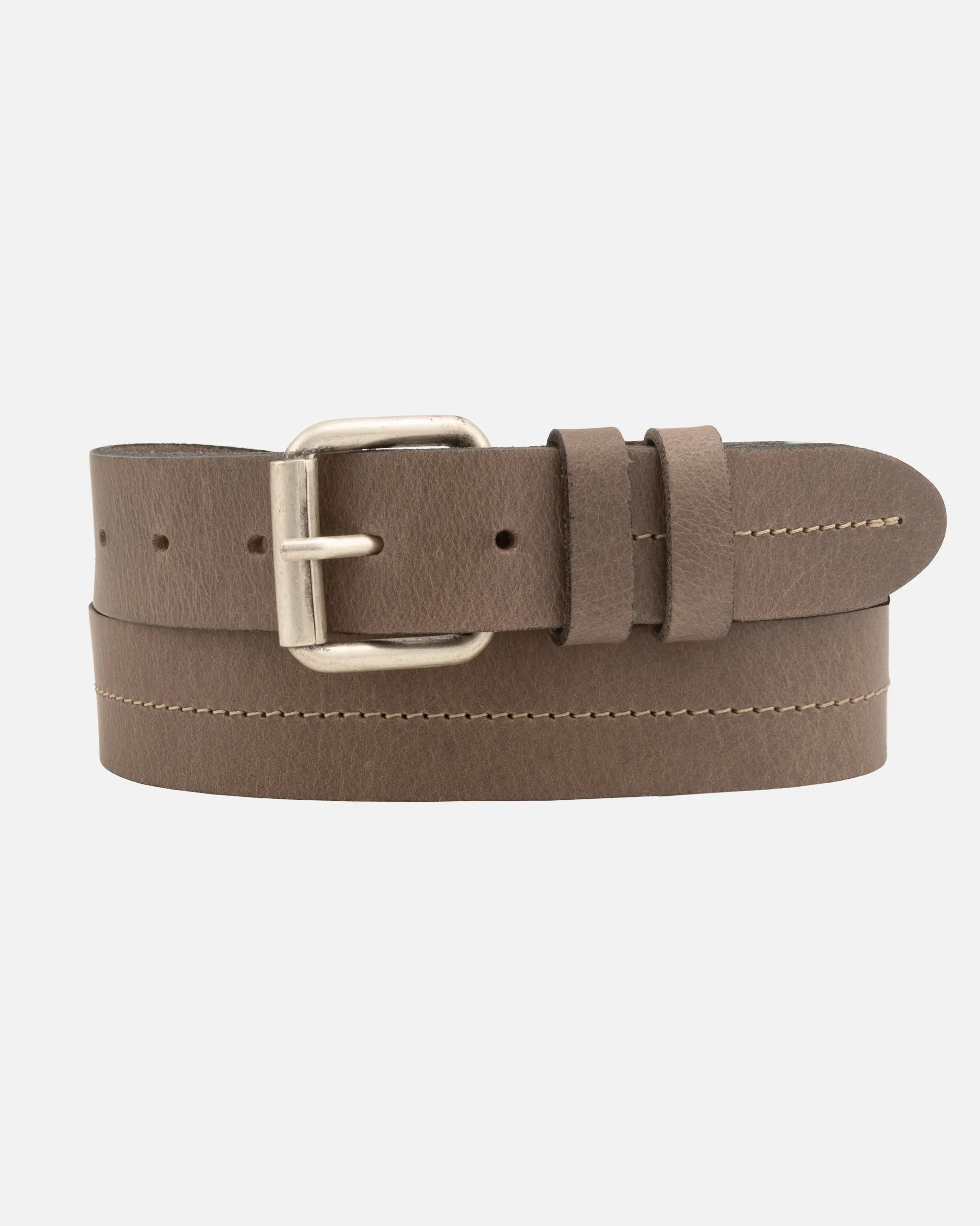 Lars | Center Stitch Leather Belt
