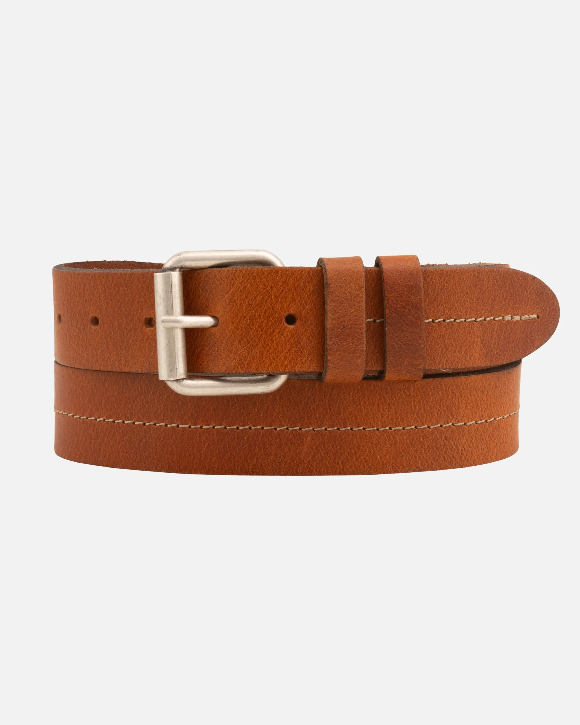 Lars | Center Stitch Leather Belt