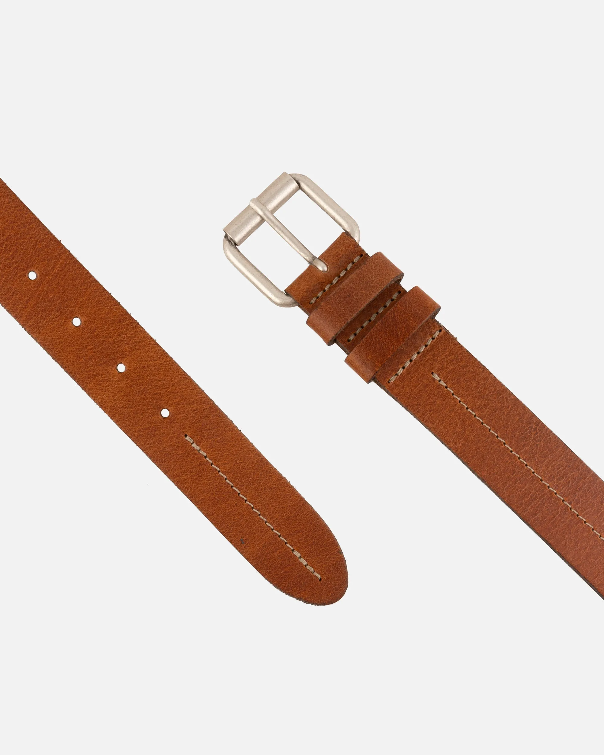 Lars | Center Stitch Leather Belt