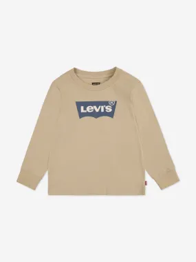 Levi's Baby Boys Long Sleeve T-Shirt in Beige