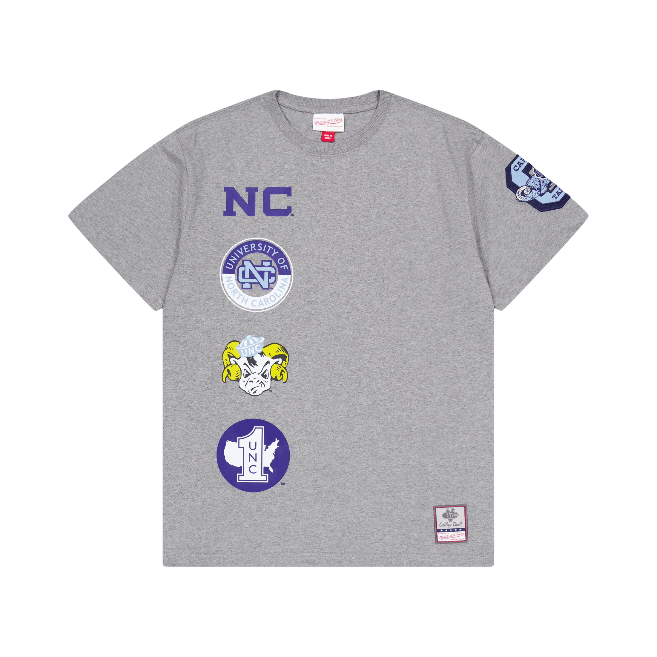 M&n City Collection S/s Tee Grey Heather