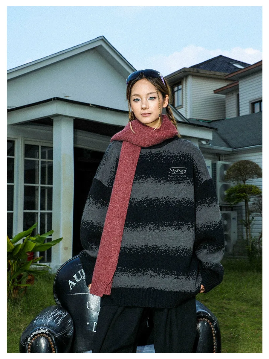 MANYSTON Striped Couple Knitted Sweater