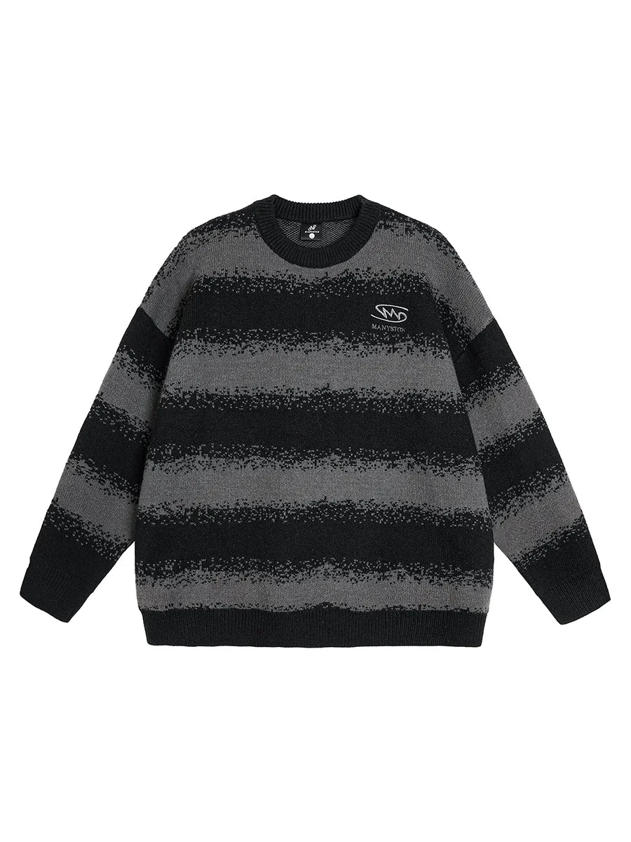 MANYSTON Striped Couple Knitted Sweater