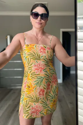 Mini Women's Summer Dresses | Tan Multi