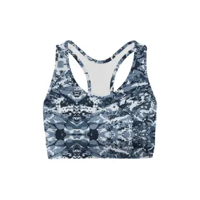 Navy Camo Sports Bra