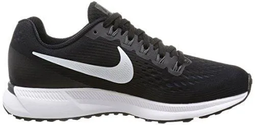 Nike Women's Air Zoom Pegasus 34 Running Shoe BLACK/WHITE-DARK GREY-ANTHRACITE 8.5
