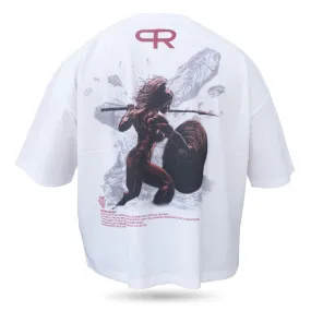 Oversize Olympus T shirts - Athena - White