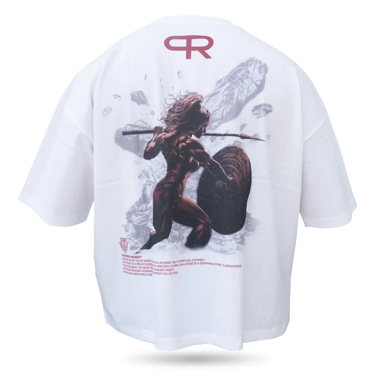 Oversize Olympus T shirts - Athena - White