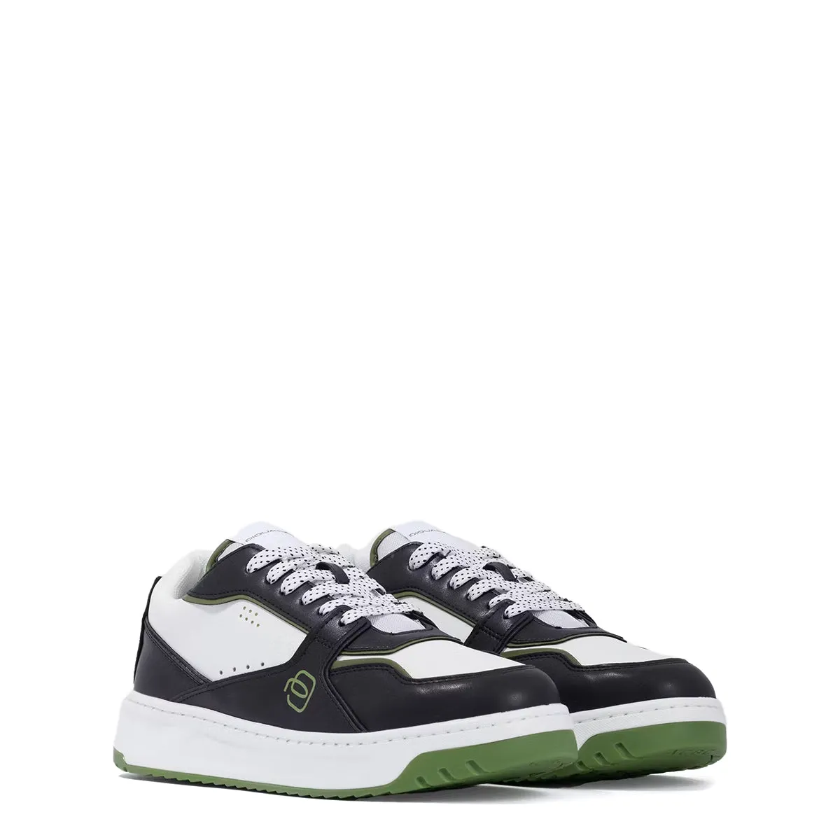 Piquadro - Sneakers in materiale riciclato Urban - SN6171UB00 - NERO/BIANCO/VERDE